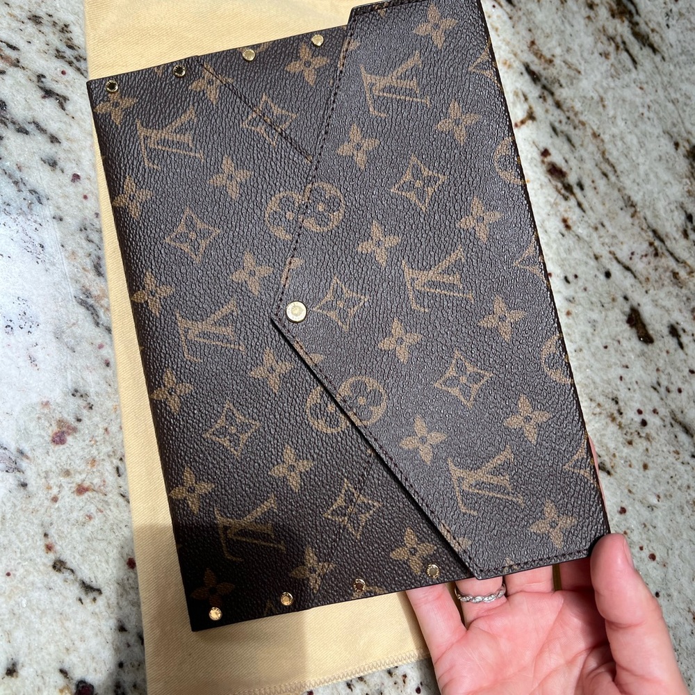 Louis Vuitton Monogram Canvas Rivets Envelope